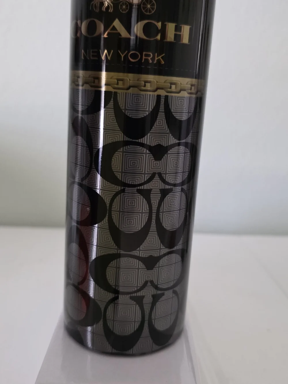 Black & Gold Signature Travel Tumbler